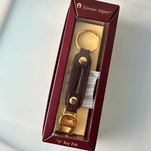 Vintage Etienne Aigner Key Fob - New in Box